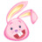 pink rabbit Icon